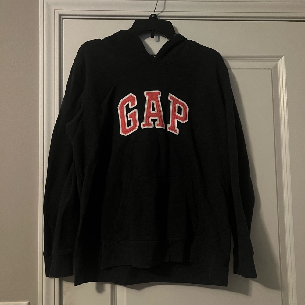 GAP Gray and Pink Hoodie Sweatshirt